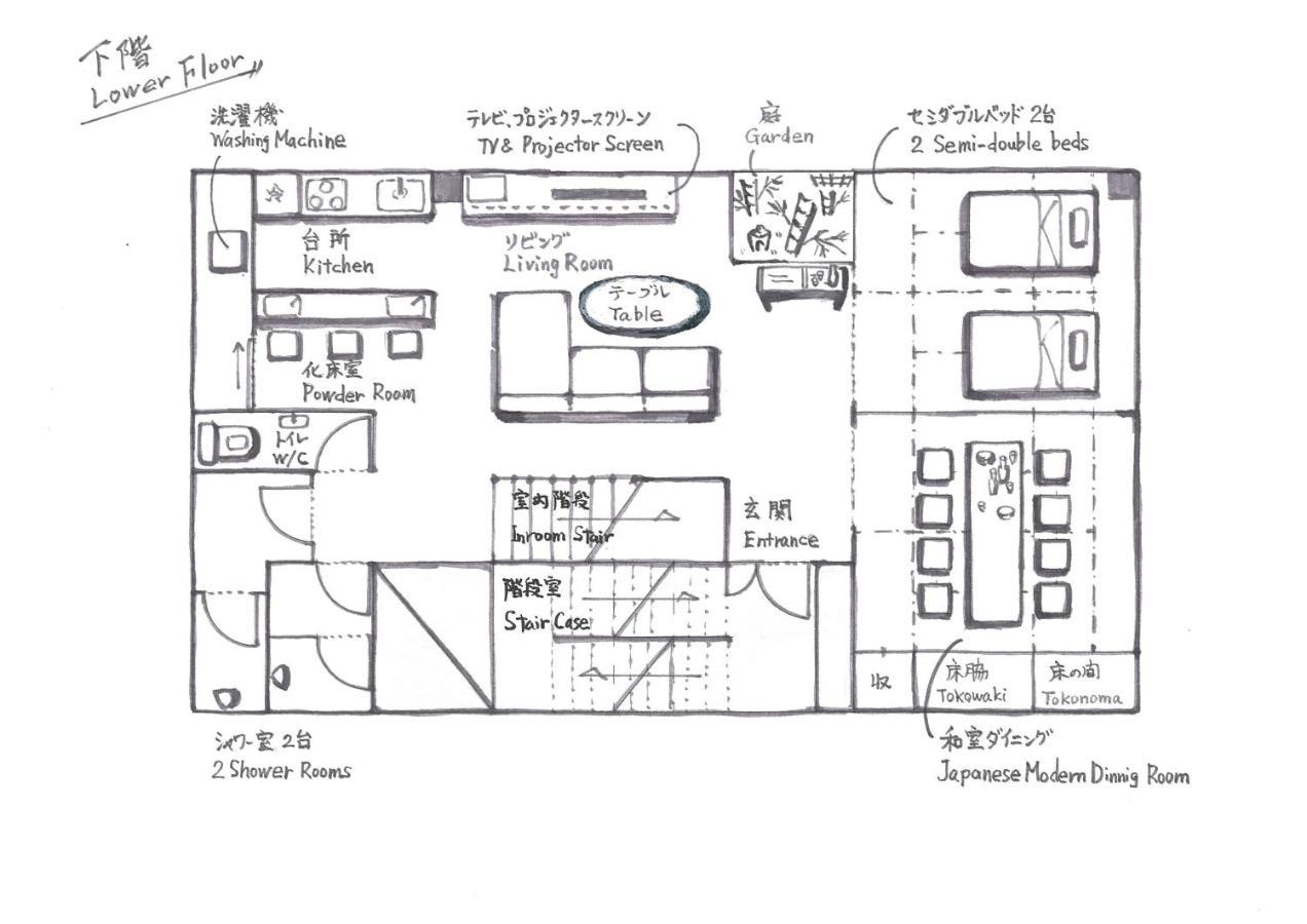 Konjaku-So Dotonbori Penthouse Stay Osaka Ngoại thất bức ảnh